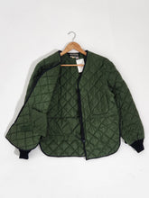 Vintage 1990's Military Green Puffer Jacket Sz. L