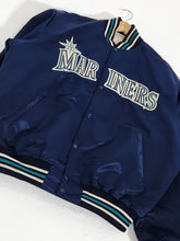 Vintage 1990s STARTER Seattle Mariners Satin Jacket Sz. XL