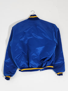 Vintage 1980s STARTER Seattle M's Mariners Satin Jacket Sz. XL