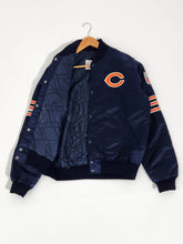 Vintage 1990s STARTER Chicago Bears Satin Bomber Jacket Sz. L