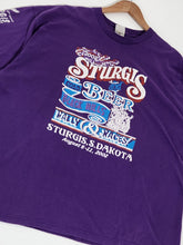 Vintage 2002 Sturgis Beer Festival Purple T-Shirt Sz. L