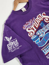 Vintage 2002 Sturgis Beer Festival Purple T-Shirt Sz. L