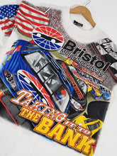 Vintage 2000s Bristol Motor Speedway NASCAR AOP T-Shirt Sz. L