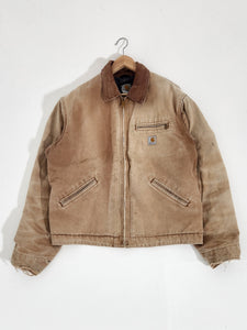 Vintage 1990s Carhartt Tan Detroit Jacket Sz. L