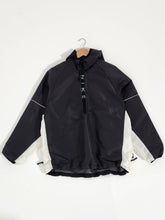 Vintage 1990s Black Nike Quarterzip Windbreaker Jacket Sz. Large