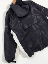 Vintage 1990s Black Nike Quarterzip Windbreaker Jacket Sz. Large