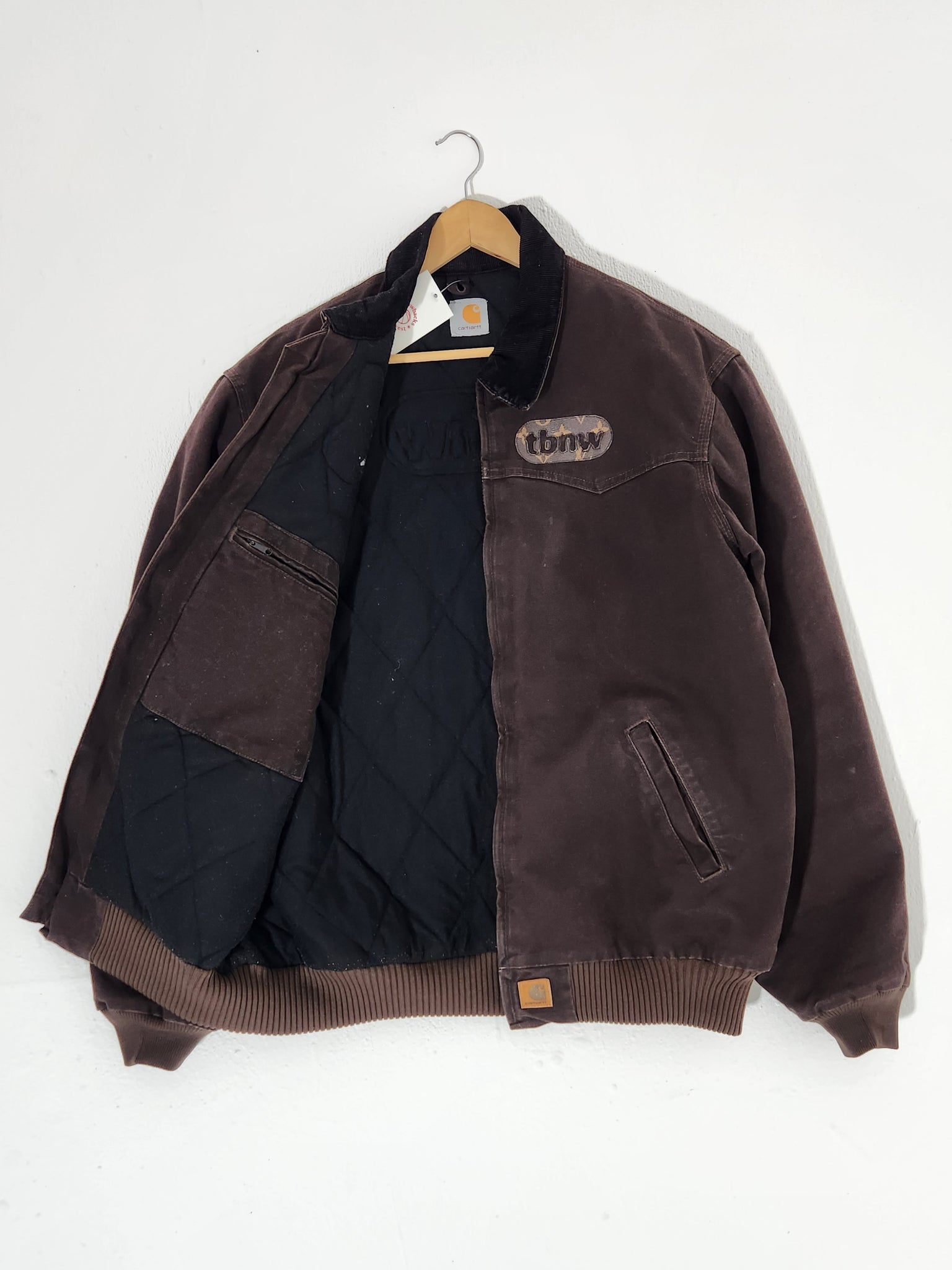 Vintage 1990s Brown TBNW Custom Carhartt Jacket Sz. 2XL