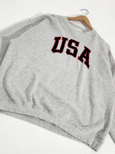 Vintage 1990s Embroidered USA Crewneck Sz.XL