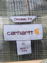 Carhartt Green Flannel Sz. XL