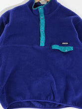 Patagonia Indigo Fleece Quarter Button Sweater Sz. XXL