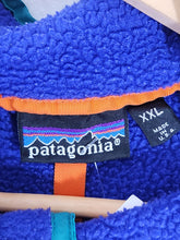 Patagonia Indigo Fleece Quarter Button Sweater Sz. XXL