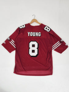 Vintage 1990's San Francisco 49ers 'Steve Young' STARTER Jersey Sz. 54