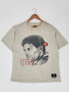 Vintage Steve Young San Francisco 49ers T-Shirt Sz. L