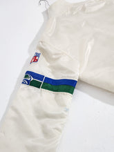 Vintage 1990's STARTER Seattle Seahawks WHITE Satin Jacket Sz. M