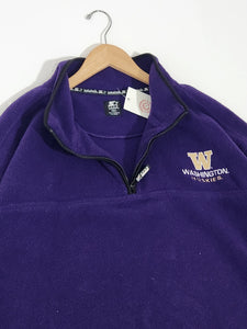 Vintage Y2K University of Washington STARTER Quarter-Zip Jacket Sz. 2XL