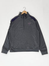 Vintage Y2K UW University of Washington Huskies Quarter-Zip Jacket Sz. XXL