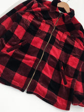 Vintage 2000s Red/Black Plaid Jacket Sz. L