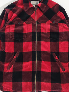 Vintage 2000s Red/Black Plaid Jacket Sz. L