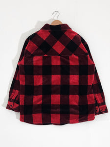 Vintage 2000s Red/Black Plaid Jacket Sz. L