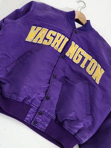 Vintage UW Huskies Starter Satin Jacket Sz. L