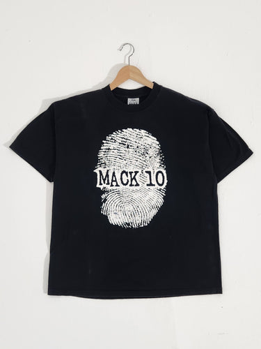 Vintage 1990's Mack-10 Thumbprint Rap T-Shirt Sz. XL