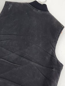 Vintage 2000s Faded Black Carhartt Vest Sz. 2XL