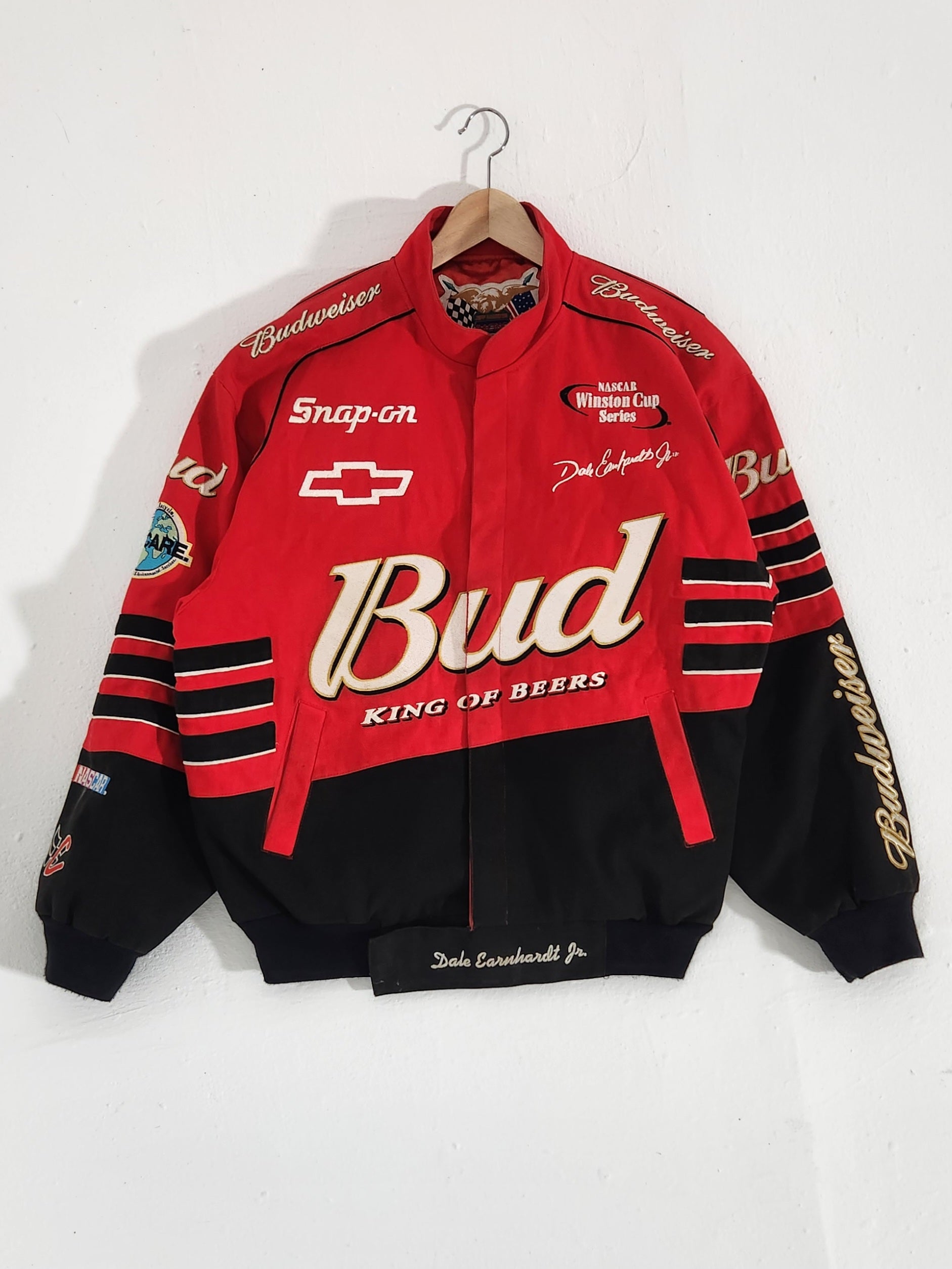 格安通販サイト Budweiser バドワイザー レーシングジャケット RED XL