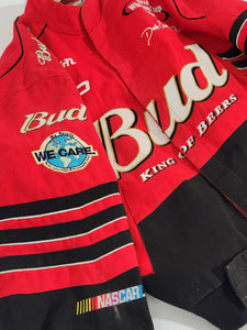 Jeff Hamilton NASCAR Budweiser Racing Jacket Sz. XL