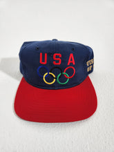 Vintage 1990s USA OLYMPIC Snapback Hat