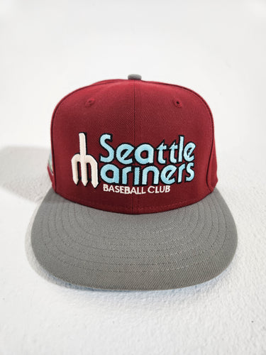 Seattle Mariners 40th Anniversary Fitted Hat Sz. 7 3/8