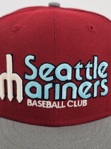 Seattle Mariners 40th Anniversary Fitted Hat Sz. 7 3/8