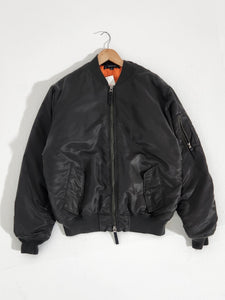 Ring of Fire Olive Green Bomber Jacket Sz. L