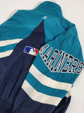 Vintage 1990s Seattle Mariners Logo Athletic Windbreaker Jacket Sz. XL