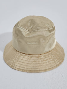 STUSSY Shiny Gold Bucket Hat Sz. L/XL