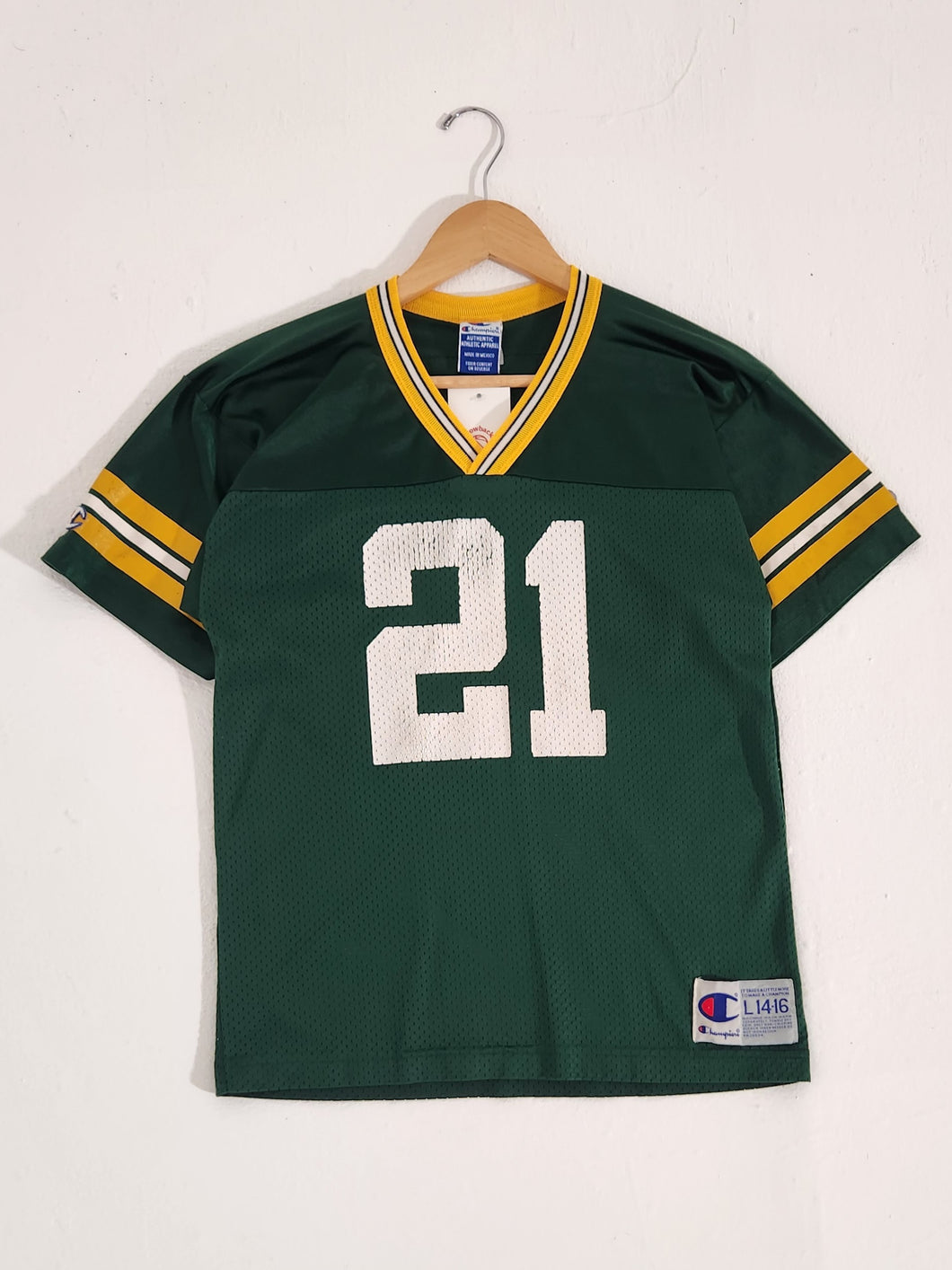 Vintage 1990s Green Bay Packers Craig Newsome Youth Football Jersey. YL
