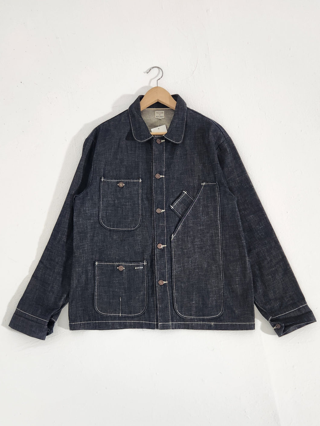 Tellason Dark Wash Button Down Denim Jacket Sz. L