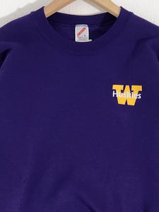 UW University of Washington Huskies Purple Crewneck Sz. L