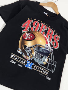 Vintage 1992 San Francisco 49ers Helmet Shirt Sz. L
