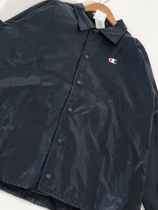 NWT Black Champion Coaches Jacket Sz. L