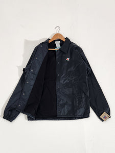 NWT Black Champion Coaches Jacket Sz. L