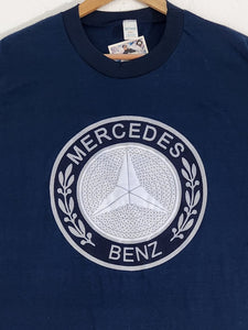 Vintage Mercedez Benz Puff Print T-Shirt Sz. 3XL
