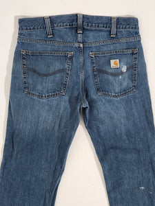 Vintage 2000s Carhartt Painted Relaxed Straight Jeans Sz. 34 x 32
