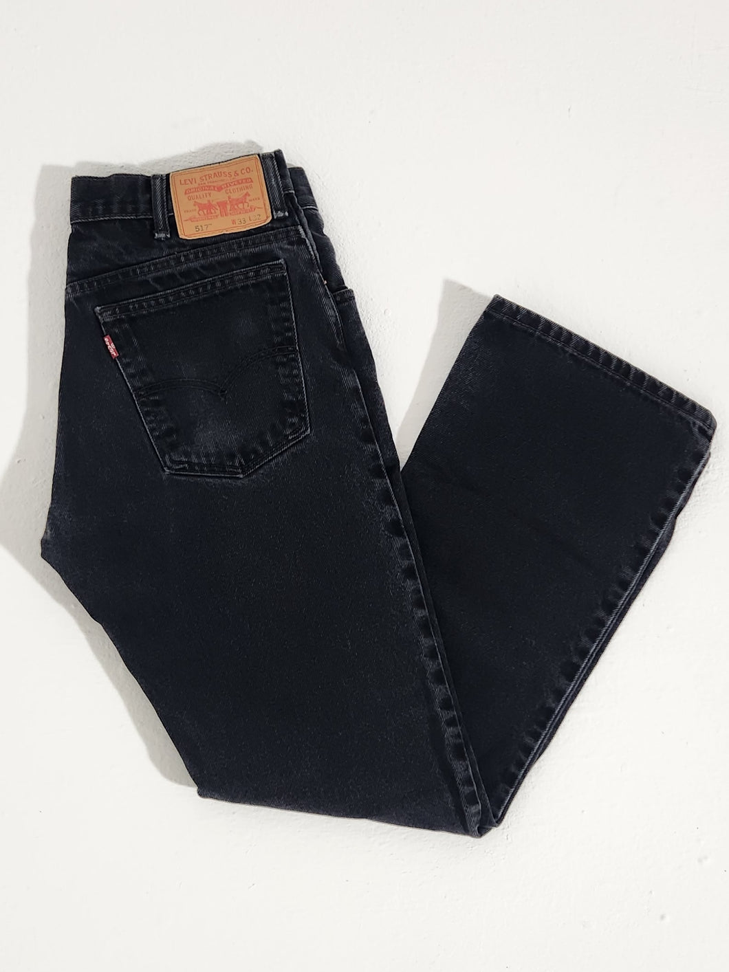 Faded Black 517 Levi's Jeans 33 x 32