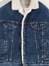 Vintage 1990's Levi Sherpa Denim Jacket Sz. XXL