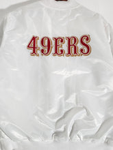 San Fransisco 49ers White Starter Bomber Jacket Sz. 4XL