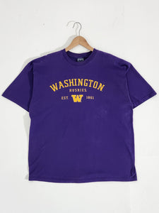 Vintage 1990s UW University of Washington Huskies Purple T-Shirt Sz. XL