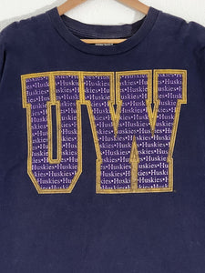 Vintage 1990s UW Huskies Faded Purple T-Shirt Sz. XL