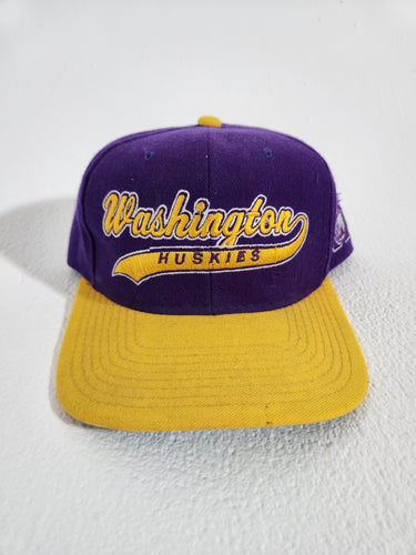 Vintage Washington Huskies Starter Wool Snapback Hat
