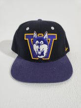 UW Huskies Black Zephyr Snapback Hat