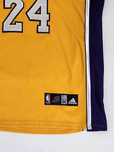 Vintage 2000s Los Angeles Lakers Kobe Bryant Stitched Basketball Jersey Sz. 54 (2XL)